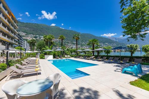 Piscina, H4 Hotel Arcadia Locarno in Locarno Piscina, H4 Hotel Arcadia Locarno in Locarno