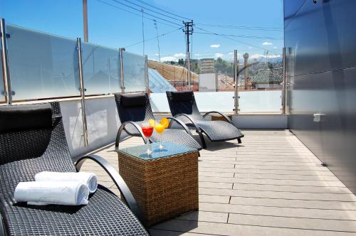 Balkong/terasse, Hotel Macia Condor in Granada Balkong/terasse, Hotel Macia Condor in Granada