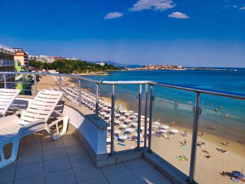 Terraza/balcón, Aphrodite Beach Hotel in Nessebar Terraza/balcón, Aphrodite Beach Hotel in Nessebar