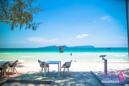 Beach, Scarlet Sails Resort in Koh Rong Beach, Scarlet Sails Resort in Koh Rong