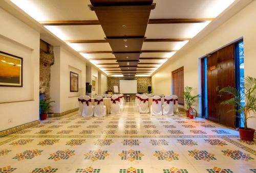 Banquet hall, Fort JadhavGADH - A GADH Heritage Hotel in Jadhav wadi Banquet hall, Fort JadhavGADH - A GADH Heritage Hotel in Jadhav wadi