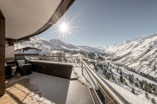 Балкон, Hotel Angerer Alm in Хохгургль Балкон, Hotel Angerer Alm in Хохгургль