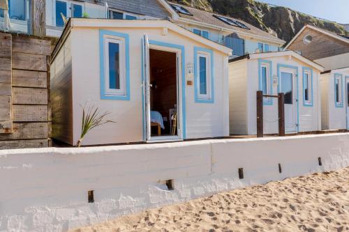 Entré, Tolcarne Beach Cabins in Newquay Centrum Entré, Tolcarne Beach Cabins in Newquay Centrum