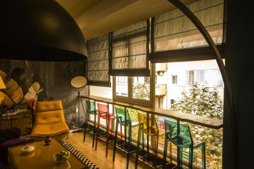 Фасада на хотела, Vanilla Sky Boutique Hostel in Тирана Фасада на хотела, Vanilla Sky Boutique Hostel in Тирана
