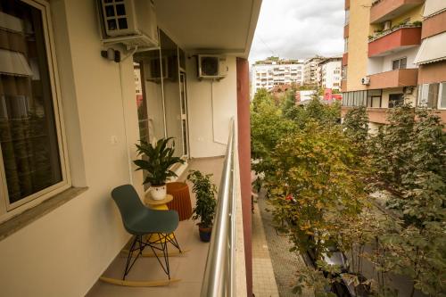 Балкон/тераса, Vanilla Sky Boutique Hostel in Тирана Балкон/тераса, Vanilla Sky Boutique Hostel in Тирана