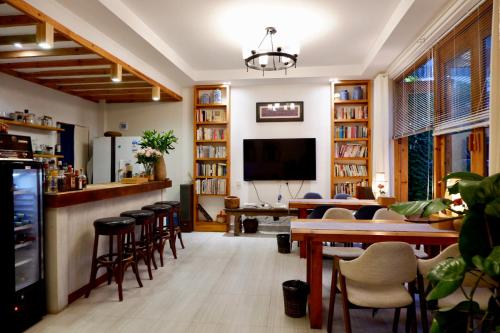 Étterem, Dali Yunxi Boutique Inn in Dali Étterem, Dali Yunxi Boutique Inn in Dali