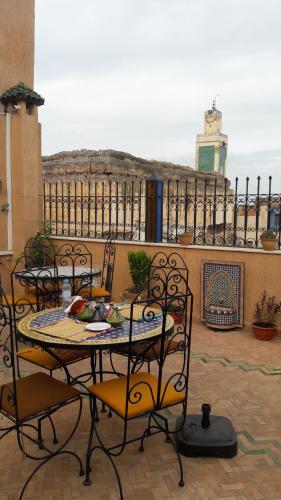 Balcony/terrace, Dar Pa Labzioui in Medina Balcony/terrace, Dar Pa Labzioui in Medina