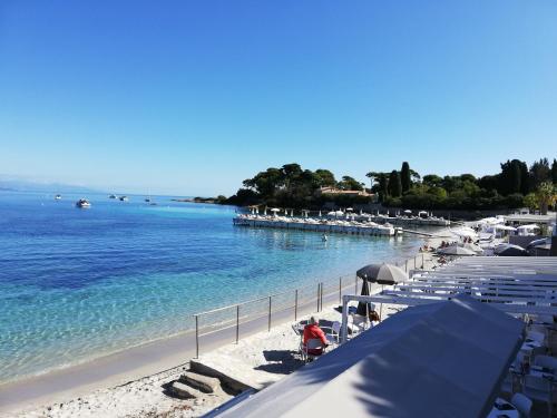 Beach, Hotel Miramar- Cap d'Antibes - La Garoupe plage in Saramartel Beach, Hotel Miramar- Cap d'Antibes - La Garoupe plage in Saramartel