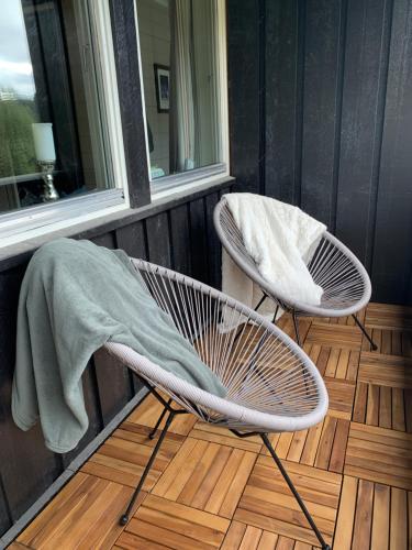Balcony/terrace, Storehorn Apartments in Hemsedal Balcony/terrace, Storehorn Apartments in Hemsedal