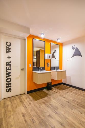 Bagno, Hostal Boutique Black Cat in Santiago del Cile Bagno, Hostal Boutique Black Cat in Santiago del Cile