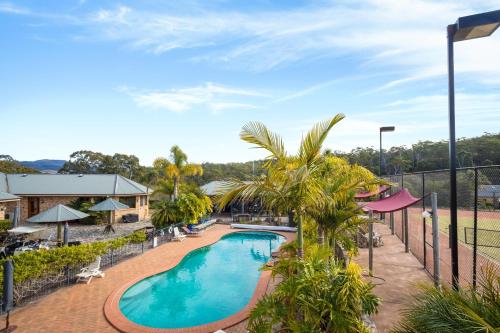 Swimming pool, Robyns Nest in Merimbula Swimming pool, Robyns Nest in Merimbula