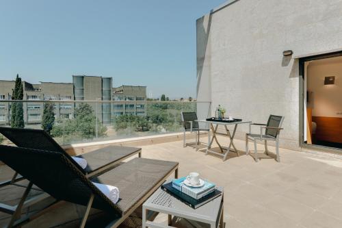 Balkon/terasa, Hesperia Fira in Hospitalet de Llobregat Balkon/terasa, Hesperia Fira in Hospitalet de Llobregat