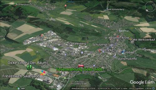Alrededores, Ferienwohnung Dicke Linde in Schmallenberg Alrededores, Ferienwohnung Dicke Linde in Schmallenberg