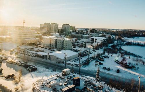 View, The Explorer Hotel in Yellowknife (NT) View, The Explorer Hotel in Yellowknife (NT)