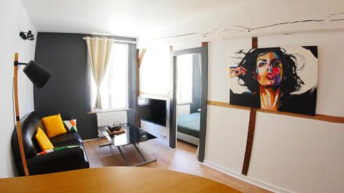 Hôtel Coeur de ville, joli 2 pieces au 1er étage, Wifi !