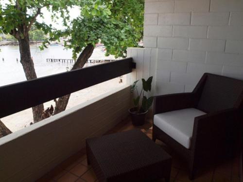 Balcony/terrace, Solomon Kitano Mendana Hotel in Honiara Balcony/terrace, Solomon Kitano Mendana Hotel in Honiara