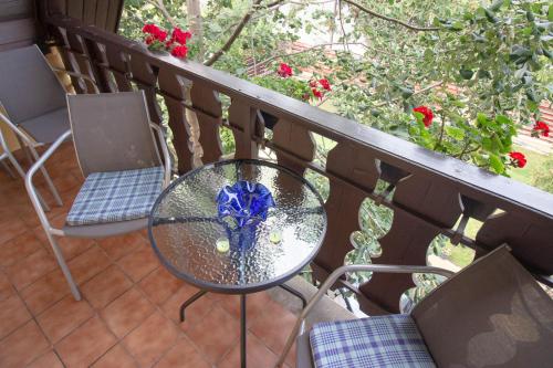 Balcony/terrace, Emi Vendeghaz in Balatonszemes Balcony/terrace, Emi Vendeghaz in Balatonszemes