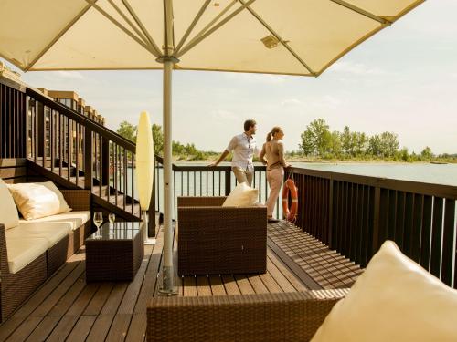 ระเบียง/ชานเรือน, St. Martins Therme & Lodge in เฟราเอนคริเช่น ระเบียง/ชานเรือน, St. Martins Therme & Lodge in เฟราเอนคริเช่น