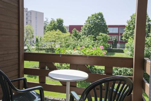 バルコニー/テラス, ホテル レストラン シーガルテン (Hotel Restaurant Seegarten) in アルボン バルコニー/テラス, ホテル レストラン シーガルテン (Hotel Restaurant Seegarten) in アルボン