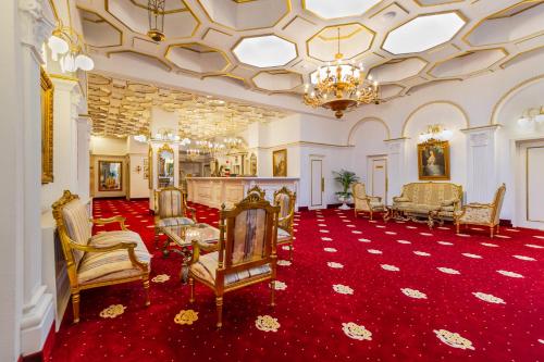 Lobby, Hotel Imparatul Romanilor in Sibiu Lobby, Hotel Imparatul Romanilor in Sibiu