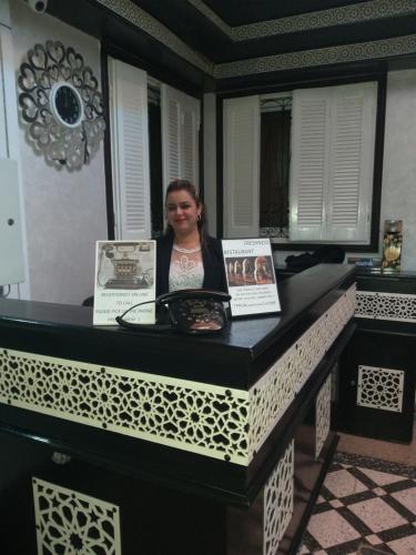 Lobby, Hotel LAHLOU riad Cafeteria in Oujda Lobby, Hotel LAHLOU riad Cafeteria in Oujda