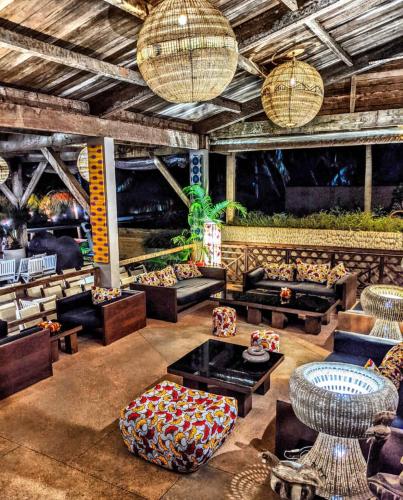 Bar/lounge, Hotel Coucoue Lodge in Assinie Bar/lounge, Hotel Coucoue Lodge in Assinie