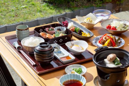 Food and beverages, Kyoto Arashiyama Ranzan Hotel in Arashiyama Food and beverages, Kyoto Arashiyama Ranzan Hotel in Arashiyama