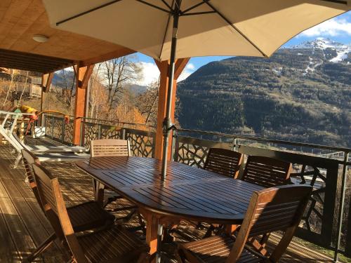 balkon/terras, Montagn'Arcs in Bourg-Saint-Maurice balkon/terras, Montagn'Arcs in Bourg-Saint-Maurice