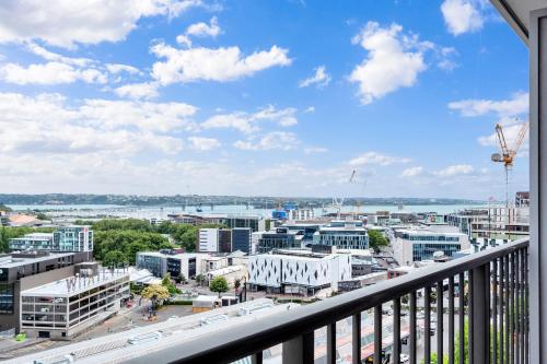 Balcony/terrace, Harbour View Two Bedroom Apartment in Auckland Balcony/terrace, Harbour View Two Bedroom Apartment in Auckland