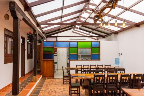 Restaurant, HOTEL ENCANTO COLONIAL in Villa De Leyva Restaurant, HOTEL ENCANTO COLONIAL in Villa De Leyva