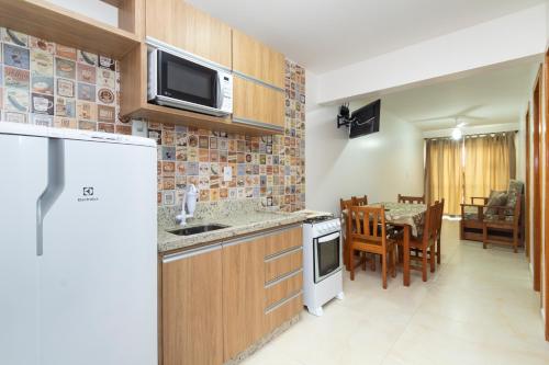 kuhinja, Apart Hotel Canto Grande in Bombinhas kuhinja, Apart Hotel Canto Grande in Bombinhas