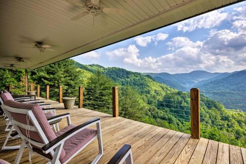 Private Blue Ridge Home with Mountain Views and Hot Tub 