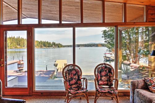 Newport Cabin with Lakefront Private Porch and Grill! in Sandpoint (ID) Newport Cabin with Lakefront Private Porch and Grill! in Sandpoint (ID)