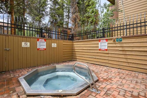 Deck and Spa Access Modern Breckenridge Condo! in Four O'Clock Deck and Spa Access Modern Breckenridge Condo! in Four O'Clock