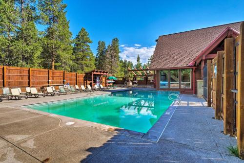 Deck and Spa Access Modern Breckenridge Condo! in Four O'Clock Deck and Spa Access Modern Breckenridge Condo! in Four O'Clock