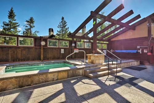 Deck and Spa Access Modern Breckenridge Condo! in Four O'Clock Deck and Spa Access Modern Breckenridge Condo! in Four O'Clock