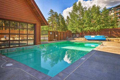 Deck and Spa Access Modern Breckenridge Condo! in Four O'Clock Deck and Spa Access Modern Breckenridge Condo! in Four O'Clock