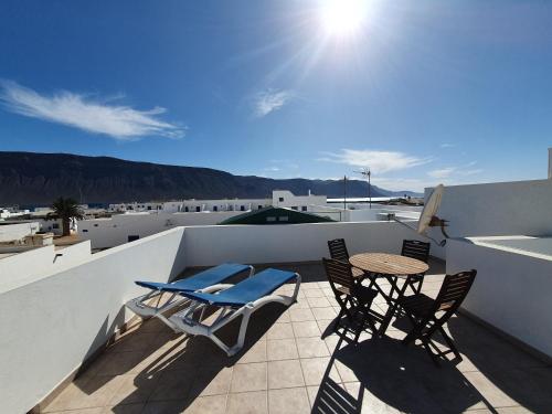 Erkély/terasz, Apartamentos Graciosamar in Isla De La Graciosa Erkély/terasz, Apartamentos Graciosamar in Isla De La Graciosa