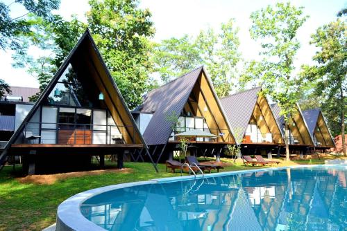 A szálláshely kívülről, Kottawatta River Bank Resort in Udawalawe A szálláshely kívülről, Kottawatta River Bank Resort in Udawalawe