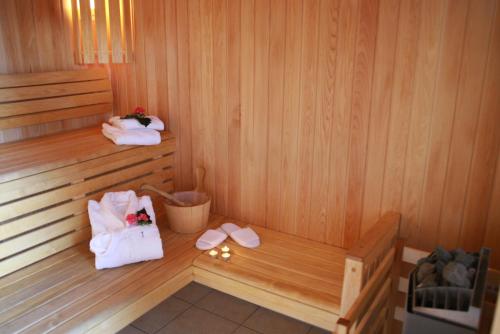 Sauna, Hotel les Flocons in Les Brigues Sauna, Hotel les Flocons in Les Brigues