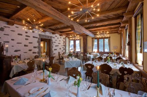 Restaurant, Hotel Allalin in Saas-Fee Restaurant, Hotel Allalin in Saas-Fee