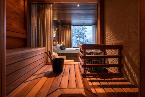 Sauna, Lapland Hotels Sky Ounasvaara in Rovaniemi Sauna, Lapland Hotels Sky Ounasvaara in Rovaniemi