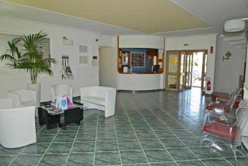Lobby, Hotel La Playa in Sperlonga Lobby, Hotel La Playa in Sperlonga