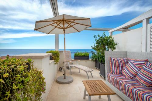 balkon/terras, Piccolo Grand Hotel in Pizzo balkon/terras, Piccolo Grand Hotel in Pizzo