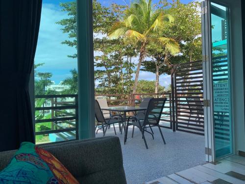 beranda/teres, The Beach Pad Puntas in Rincon beranda/teres, The Beach Pad Puntas in Rincon