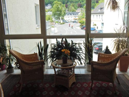 Előcsarnok, Hotel garni Am Brunnenplatz in Gerolstein városközpont Előcsarnok, Hotel garni Am Brunnenplatz in Gerolstein városközpont