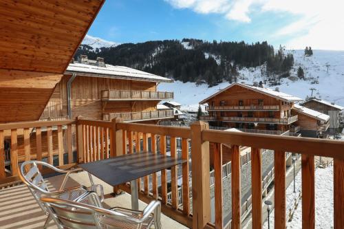 Erkély/terasz, Residence Prestige Odalys Mendi Alde in La Clusaz Erkély/terasz, Residence Prestige Odalys Mendi Alde in La Clusaz