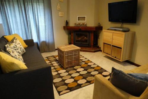 Shared lounge/TV area, AZURARA BEACH large and sunny apartment in Árvore Shared lounge/TV area, AZURARA BEACH large and sunny apartment in Árvore