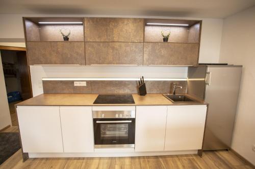 廚房, Modern Old Town Apartment in 蒂羅爾山 廚房, Modern Old Town Apartment in 蒂羅爾山