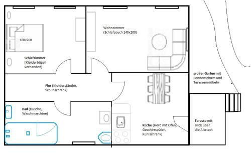 Ferienwohnung Altstadtblick in Bannewitz Ferienwohnung Altstadtblick in Bannewitz